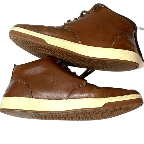 Cole Haan Vartan 2.0 Midcut Woodbury  Brown Leather Sneaker Boot Size 12M - Picture 15 of 16